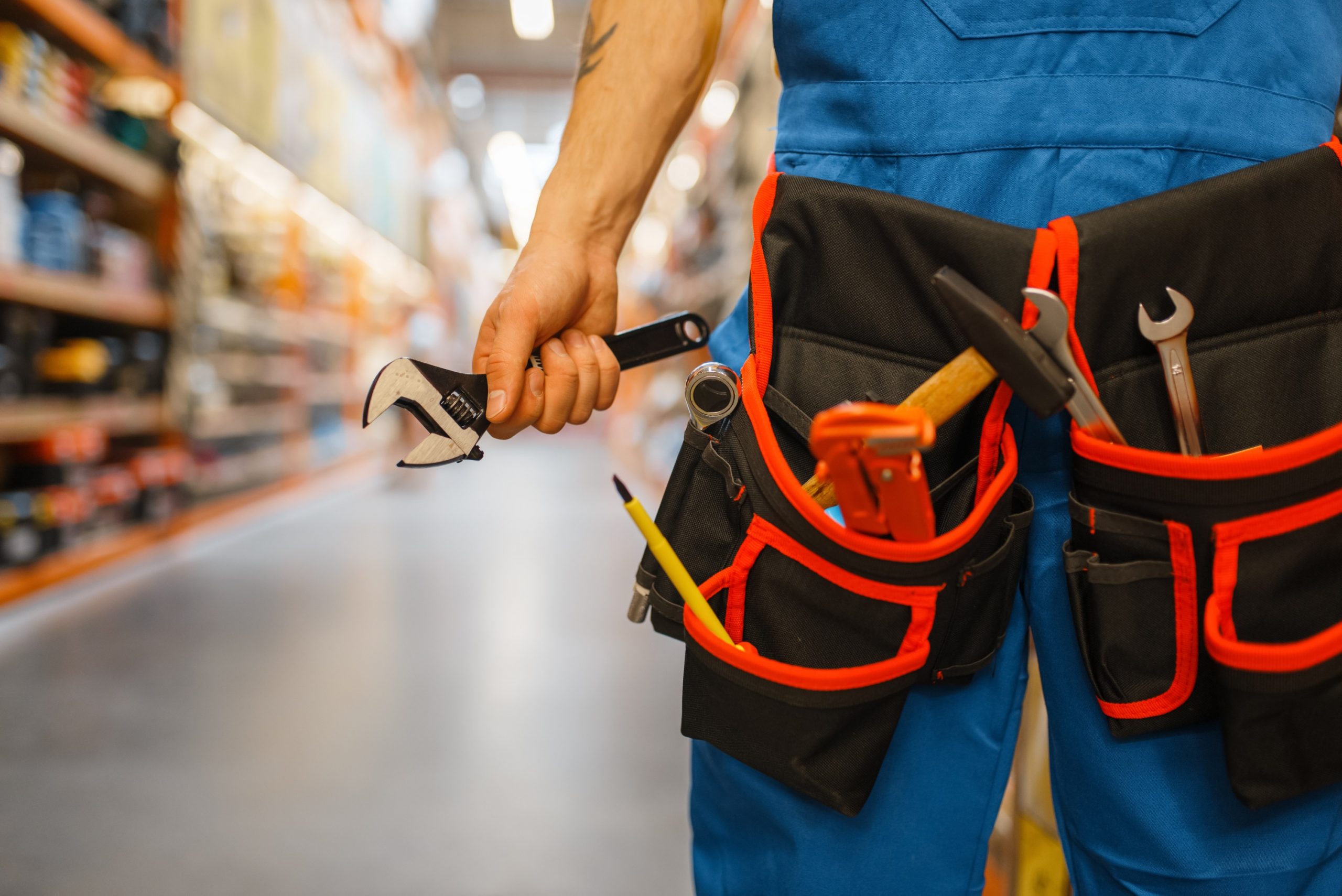 man in a hardware store in texas